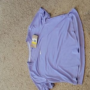 Nike crop shirt size small
